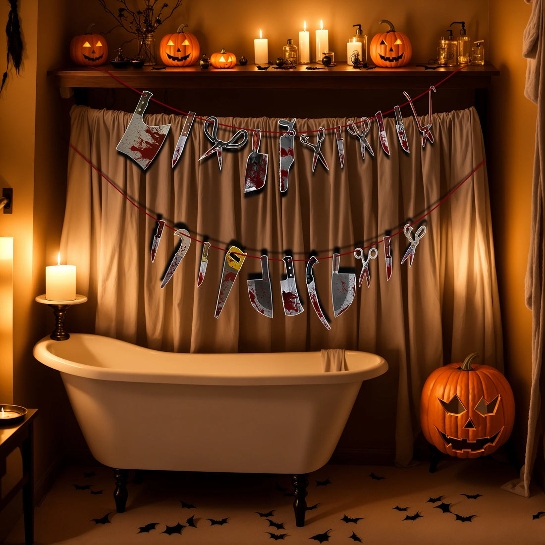 Spooky Halloween Party Banner Decorations