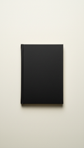 Branded Rigid Black Notebook