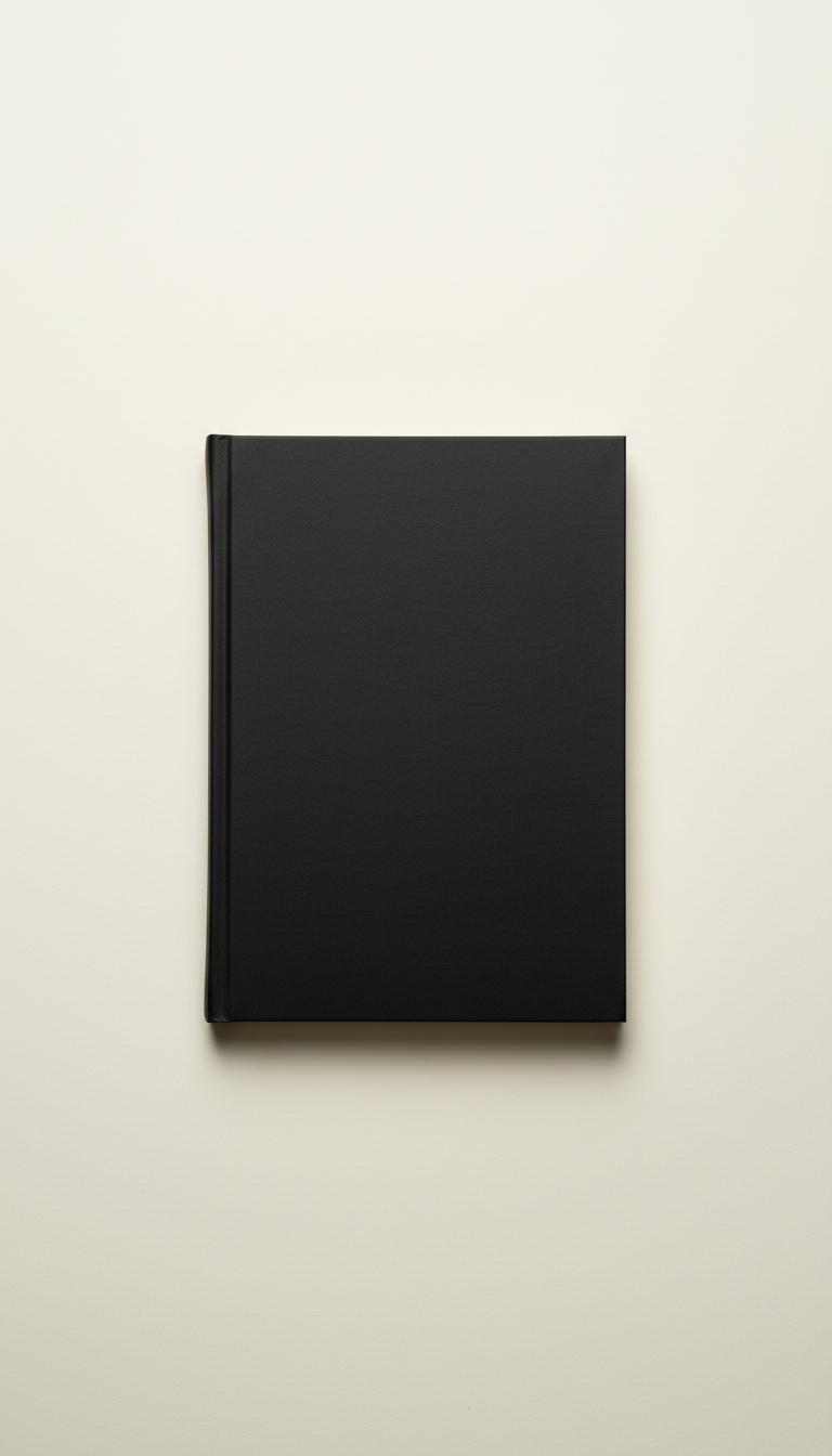 Branded Rigid Black Notebook